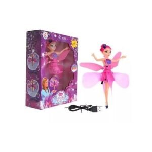 MUÑECA HADA VOLADORA (ROSA Y MORADO Y CELESTE)