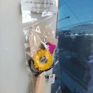 GIRASOL CON PETALOS DE JABÓN